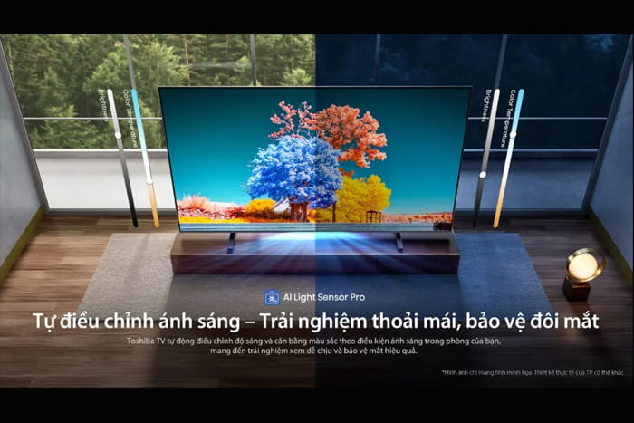 Smart Tivi Mini LED Toshiba AI 4K 75 inch 75Z770RP